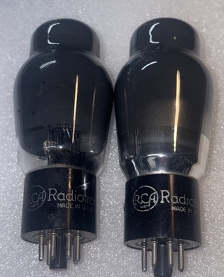 Matched Pair RCA Radiotron 6L6G Vacuum Tubes Amplitrex Tested NOS #4