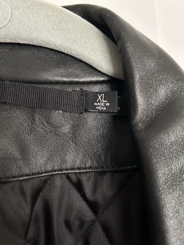 blk dnm motorcycle leather jacket size XL - Picture 2 of 3