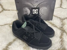 *NIB*DC Shoes Pure Men's Size 10 Low Top Lace Up Casual Skate Shoes Pirate Black
