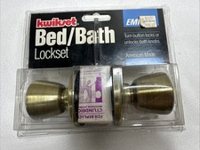 Vintage NOS Emhart Kwikset Lockset Bed/Bath USA made