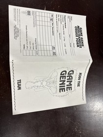 Nes Game Genie, Box Inserts