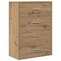 Sideboard Artisan-Eiche 60X31X84 Cm Holzwerkstoff Wohnzimmer