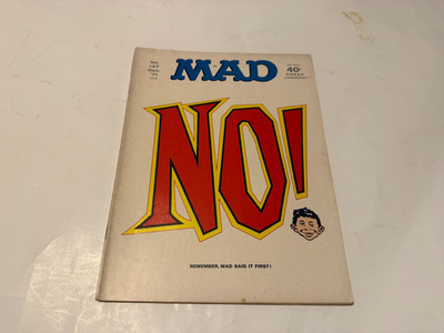 Mad Magazine #147 - December 1971- Iconic NO! Cover - All in the Family Satire
