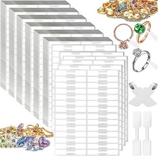 2000 Pcs Blank Jewelry Price Tags Jewelry Stickers Necklace Ring Display