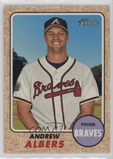 2017 Topps Heritage High Number Andrew Albers #539 qf6