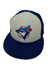 Vintage MLB Toronto Blue Jays Fitted Embroidered Baseball Cap 7 1/4 - Canada
