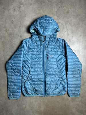 Rab Microlight Alpine Blue Puffer Down Puffer Lightweight Jacket Size Uk 12