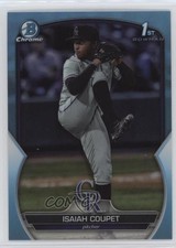 2023 Bowman Draft Chrome Sky Blue Refractor Isaiah Coupet #BDC-37 08kw