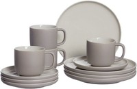 Ritzenhoff & Breker Kaffeeservice Jasper Taupe 12-Teilig Aus Steinzeug