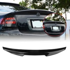 Car Rear Trunk Spoiler Lip Wing for Honda Acura TL Gloss Black Carbon Fiber Look
