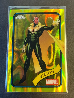 2025 Topps Chrome Marvel Yellow Lava Refractor Pick List You