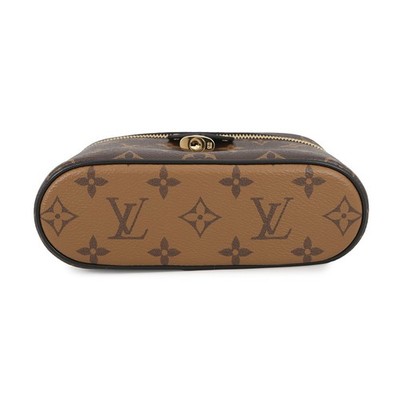 LOUIS VUITTON Vanity Chain Pouch Monogram/Monogram Reverse Canvas