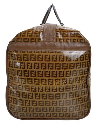 Vintage FENDI Zucca FF Monogram Duffle Weekender Doctor Travel Bag