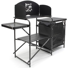 NGT Prep Station Quick-Folding Outdoor Cooking Table Wind Shield Camping Fishing