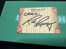 Rick Barry Signed Card - Warriors, Nets, Rockets, Miami, HOF Autograph