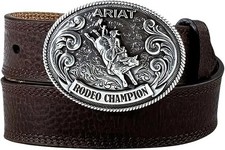 ARIAT Boys Rodeo Champion Belt - Brown, Size 28
