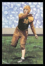 Arnie Herber 1994 Goal Line Hall of Fame Art Collection #160 Green Bay Packers