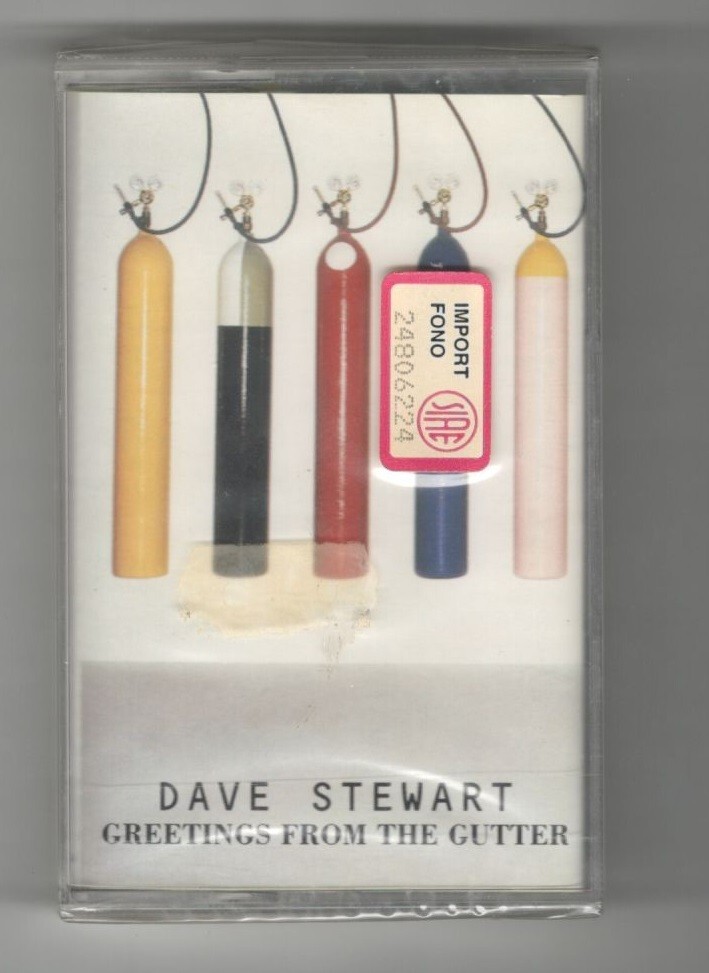 DAVE STEWART -GREETINGS FROM THE GUTTER  MC MUSICASSETTA  NUOVA SIGILLATA