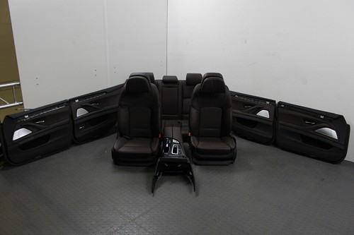 BMW 5er F18 LCI Innenausstattung Leder Komfort Sitze Sitzheizung Memory Mocca