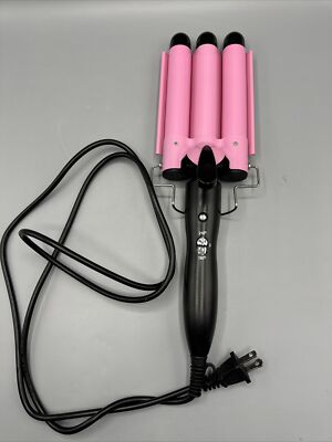 3 Barrel Jumbo 1.25'' Curling Iron with 2 Temperature Control