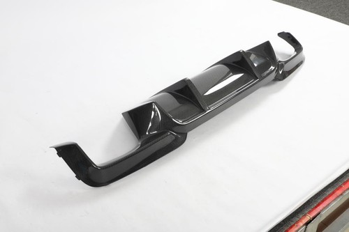 REAL CARBON Fiber Rear Bumper Lip Diffuser For BMW F10 530i 550i M-Sport 2011-16 - Picture 15 of 15