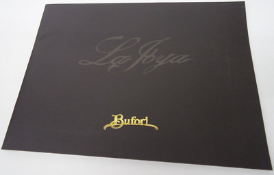 Prospekt Preisliste Specification BUFORI LA JOYA 2012 - HERVORRAGENDER ZUSTAND