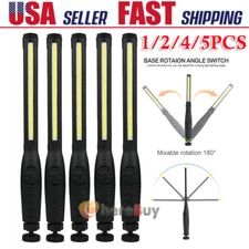 Linterna de trabajo LED COB recargable para mecánico, lámpara con base magnética