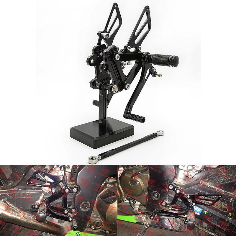 Rearsets For Kawasaki Ninja ZX6R ZX636 Rear Set Footpegs 1999 2000