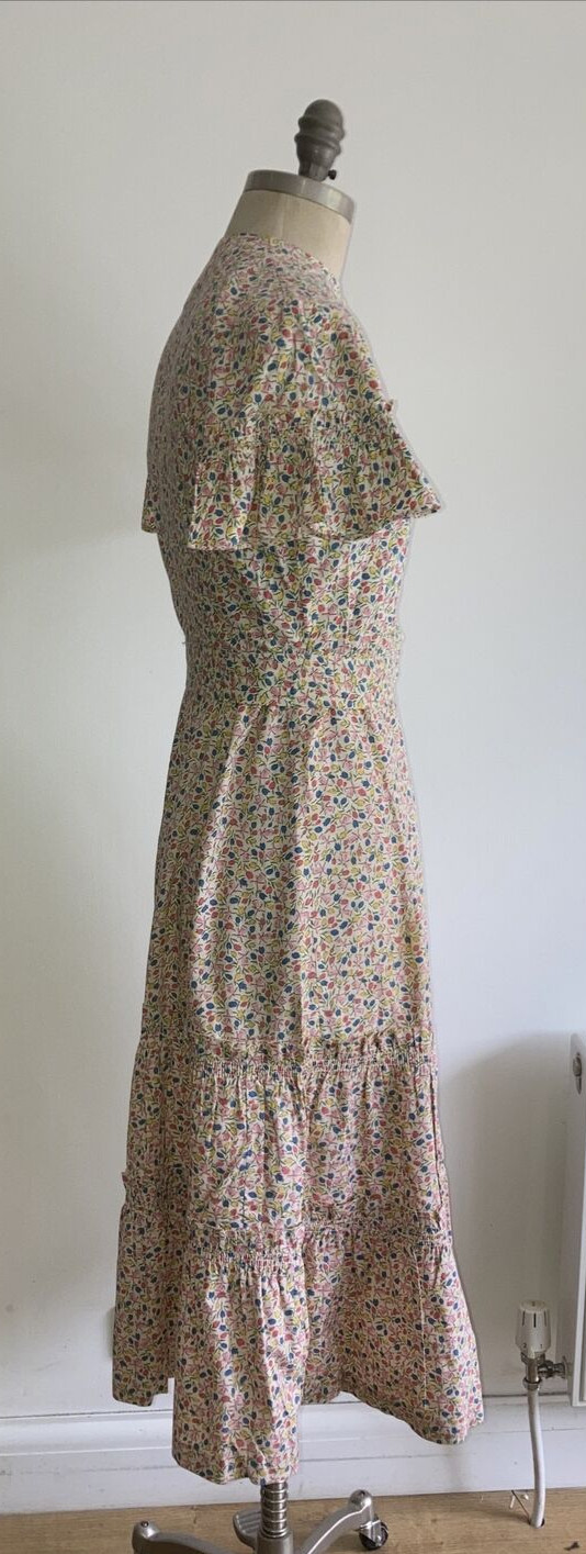 1950s Vintage Windmill Character Print Cotton Sun Dress & Top, Small, Goodwood? 9