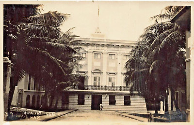 San Juan Puerto Rico PR~Gouverneurs Palast~ANTIKE 1920er ECHTE FOTO POSTKARTE