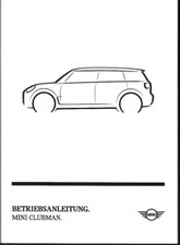 Mini Clubman Owners Manual 2022 Owners Manual Handbook Board Book BA