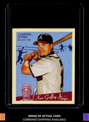 2008 Upper Deck Goudey #11 Chipper Jones Mini Red Backs Atlanta Braves