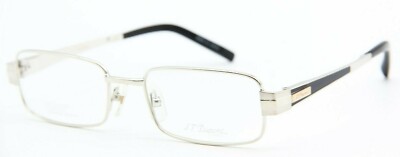 NEW ST DUPONT DP-8026U 1 SILVER AUTHENTIC EYEGLASSES FRAMES RX DP 8026U 53-18