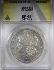 1883-S Morgan Dollar ANACS XF45 Details Cleaned Coin KEY DATE $1