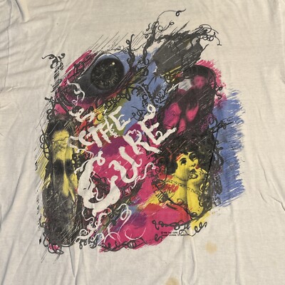 True Vintage Band Tee Shirt 1989 The Cure Lovesong Disintegration