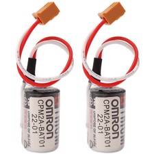 2Pcs OMRON CPM2A-BAT01 CPM2A CQM1H ER3V 3.6V ...