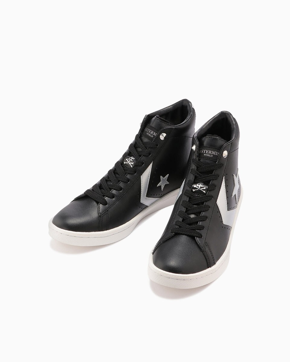 mastermind JAPAN × Converse Pro Leather Hi Black 34200960 Men's