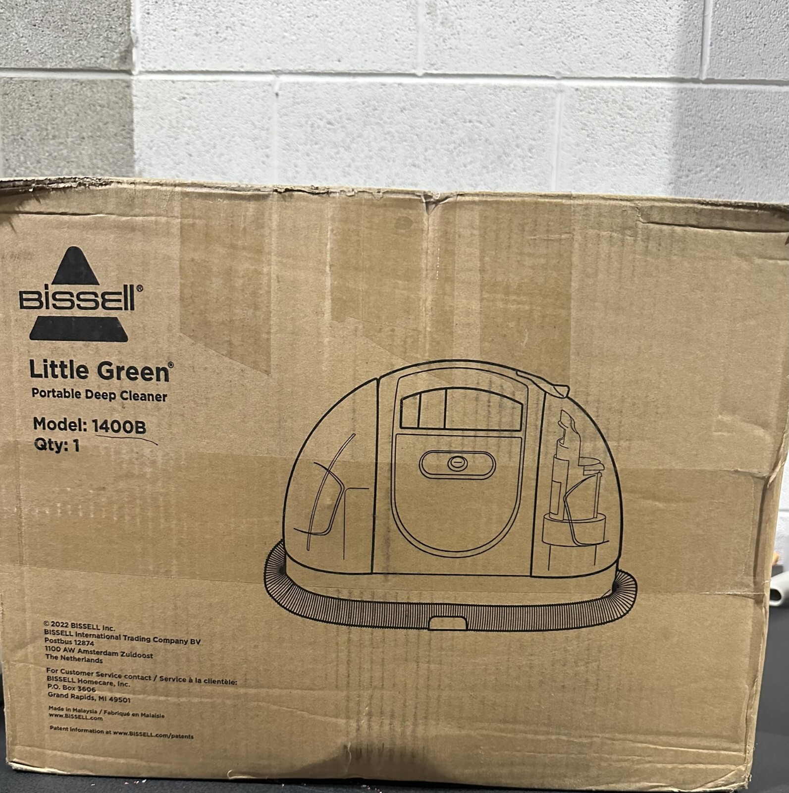 BISSELL Little Green Portable Carpet & Upholstery Cleaner, 1400B