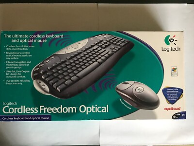 Logitech Cordless Freedom Optical (with a corded mouse) original box