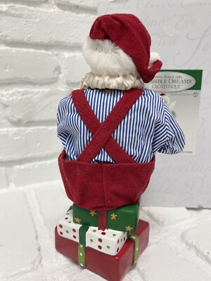 CLOTHTIQUE Possible Dreams Santa in original box Santa Claus is