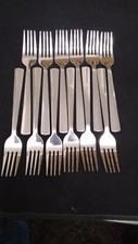 12 8" Dinner FORKS Stainless Steel 8 long by3/4 inch Wide Great Quality