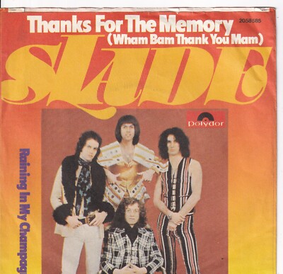 7'' Single - Slade - Thanks for the memory