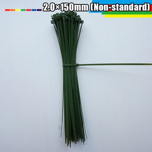 Small Wire Cable Zip Ties Wraps Colorful Nylon 1.8-3mm Wide 100-300mm Long Fix - Picture 34 of 61