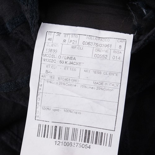 Boglioli Relaxed-Fit Cotton and Linen 'K Jacket' Sport Coat 36R (Eu 46) NWT - Picture 9 of 9