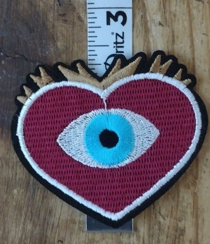 Iron on or Sew On Patches Cats, Goose, Barbie, Fire I'm Fine, Evil Eye - Picture 26 of 69