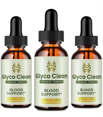 ( 3 Pack) Glyco Clean Drops, GlycoClean Blood Drops for Healthy Blood Supplement