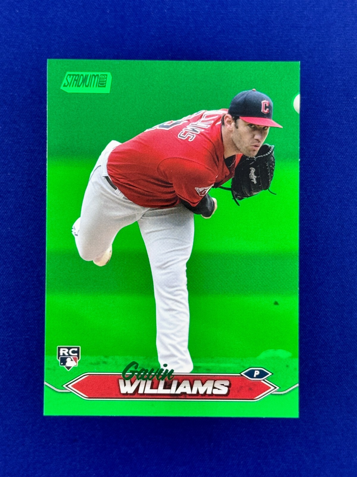 2024 Topps Stadium Club Gavin Williams #251 RC Green Foil #/199