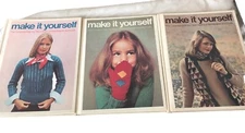 (Lot of 3) MAKE IT YOURSELF VOL 1-2-3 (1975) Library of Needlework and Crafts