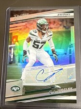 2022 Prestige C.J. Mosley #232 Xtra Points Silver Autograph NY Jets