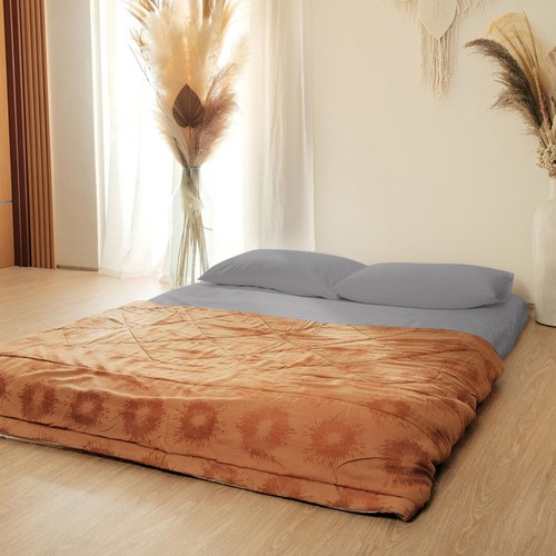 Native Nest Medium Firm Mattress Pad Twin Sized Comfortable Floor Bed,Grey(Used) - 第 2/6 張圖片